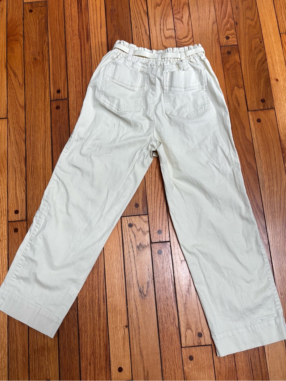 Democracy Beige Elastic Waist Bottoms